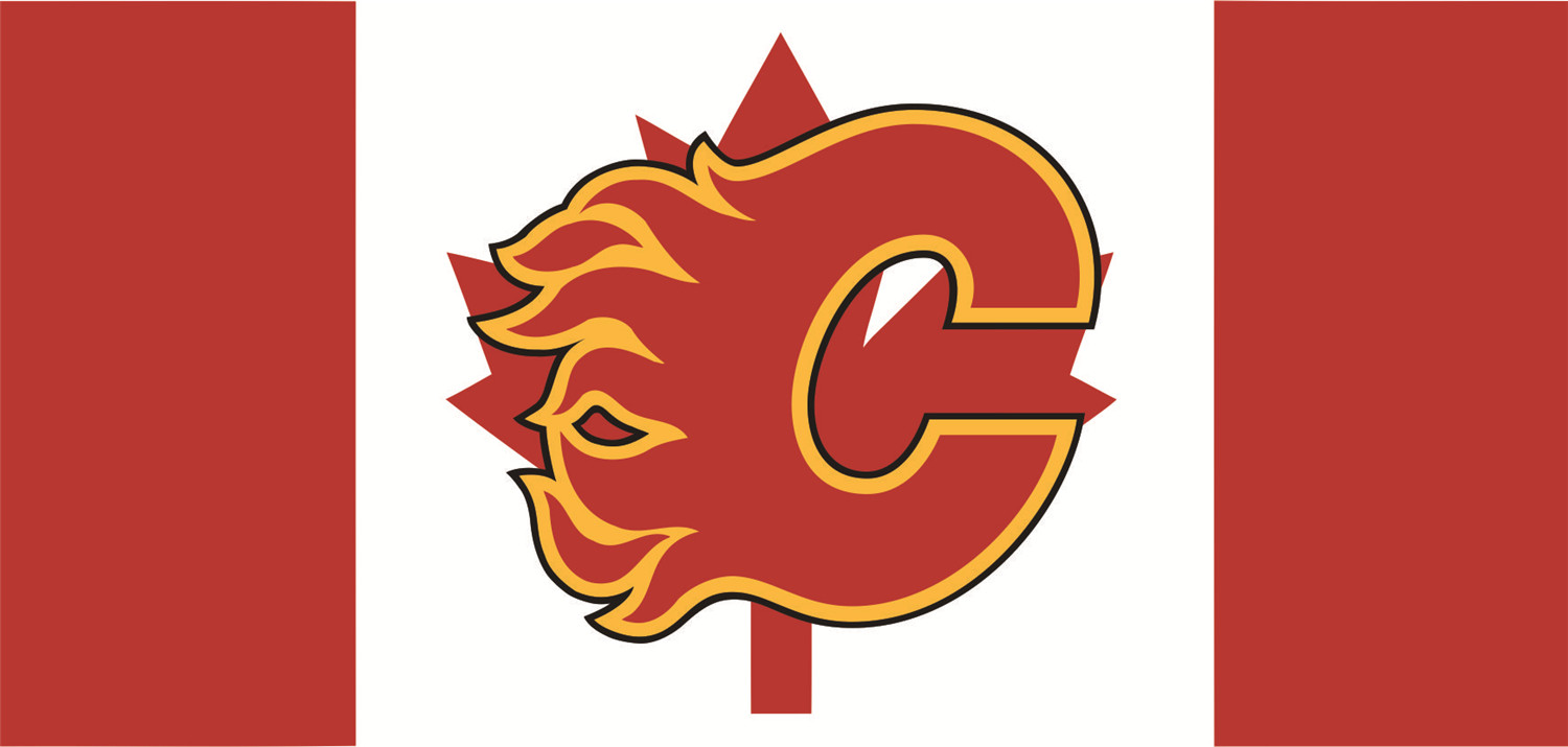 Calgary Flames Flags iron on transfers